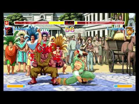 Ultra Street Fighter II(Switch)-Akuma vs T.Hawk