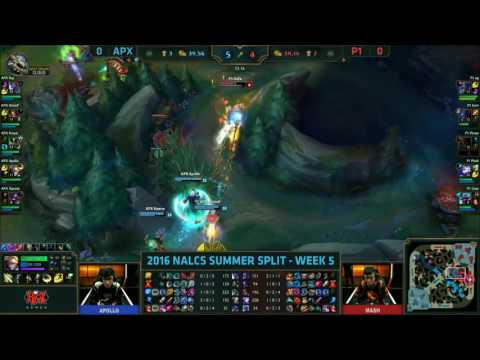 Apex vs Phoenix1 Highlights, Game 1 NA LCS Week 5 Day 3 Summer 2016   APX vs P1 G1