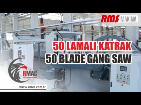 Штрипсовый станок для резки мраморных блоков на 50 штрипс