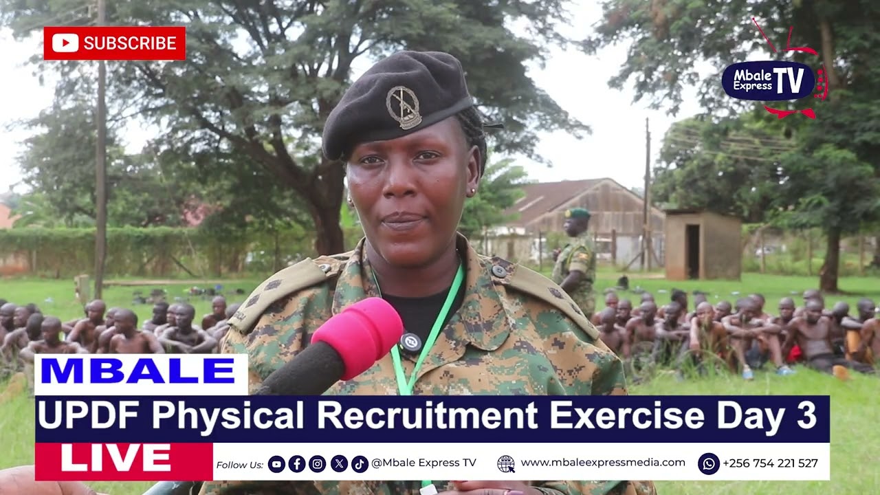 UPDF Physical Recruitment Exercise enters day 3