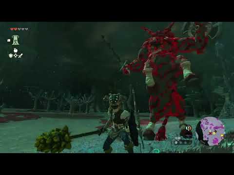 Defeating the ARMOURED LYNEL in the DEPTHS | Zelda TOTK