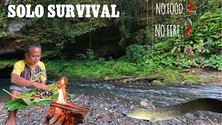 Download lagu SOLO SURVIVAL IN THE SOLOMON ISLAND RAINFOREST // NO FOOD OR FIRE // CATCH N COOK mp3