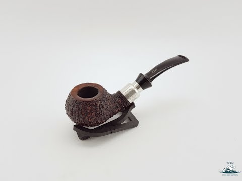 Brebbia First Rusticated Author Shape Spigot 925 Silver Fishtail Stem (602) *SOLD*