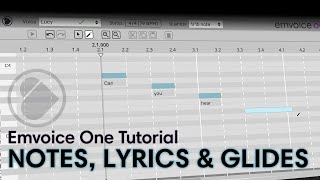 Video thumbnail for Emvoice One Explained 1 – The Basics: Notes, Lyrics and Glides by Emvoice