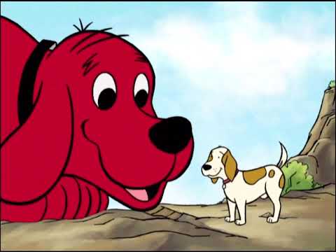 The Clifford The Big Red Dog dog with 3 legs scene