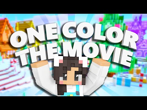 Minecraft ONE COLOR Builds The MOVIE! All Episodes