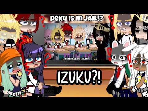 Profihelden, die Schurkenliga und Eltern reagieren auf: DEKU IST IM GEFÄNGNIS?! || MHA/BNHA || Ga...