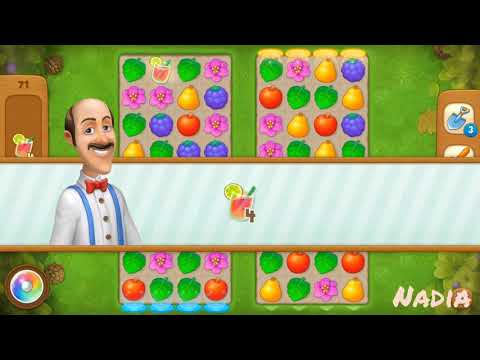 Gardenscapes Level 71. No Boosters used