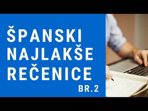 ŠPANSKI ZA POČETNIKE BR 2  NAJLAKŠE REČENICE NA ŠPANSKOM
