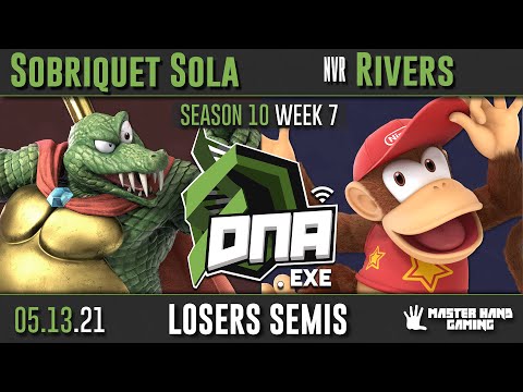 DNA.EXE S10:W7 - Sobriquet Sola (King K. Rool, Kirby) Vs. NVR | Rivers (Diddy Kong) - L Semifinals