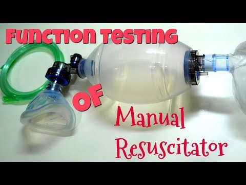 Res care manual resuscitator with accessories