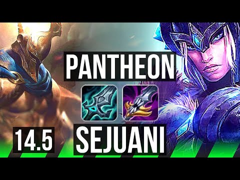 PANTHEON vs SEJUANI (JNG) | 1200+ games, 13/3/8 | BR Grandmaster | 14.5