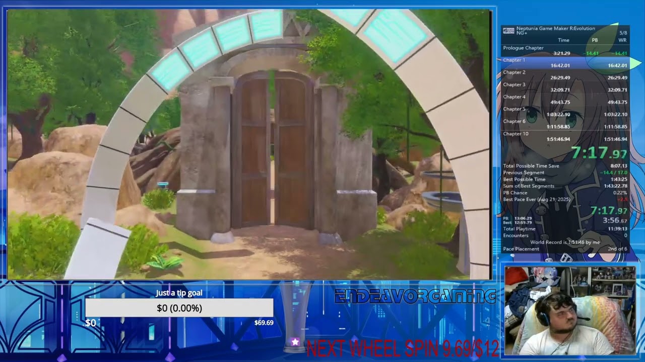 Neptunia GameMaker R:Evolution NG+ Speedrun PB/WR in 1:44:45