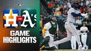 Astros vs. A's Game Highlights (4/3/26) | MLB Highlights