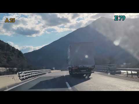 Drive in Greece1| Driving from Bulgaria to Thessaloniki | A25 | E79 | A1driving in greece