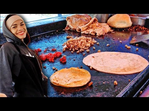 Who Wants TACOS? - AMAZING Mexican Street Food - CABEZA Tacos