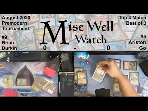 August 2020 Premodern Monthly - Top 4 Match - Aluren vs RecSur