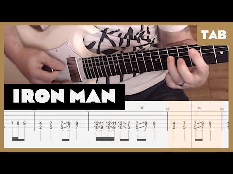 Black Sabbath - Iron Man - Guitar Tab | Lesson | Cover | Tutorial