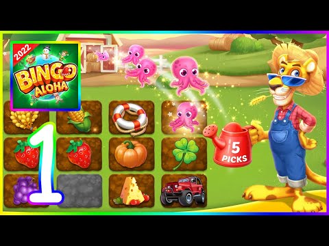 Bingo Aloha - Live Bingo Games - Gameplay walkthrough Part 1 (iOS, Android) - YouTube