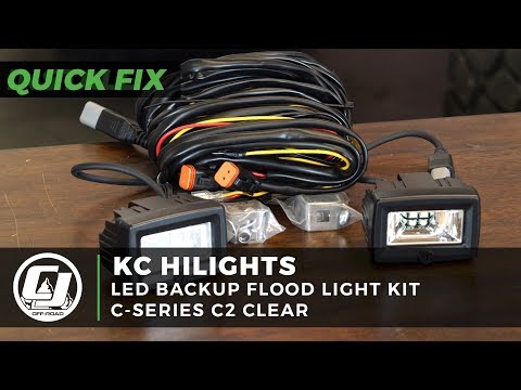 KC HiLiTES | Clear C-Series C2 LED Backup Area Flood Light Kit