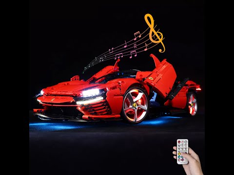 Lego Ferrari Daytona SP3 42143 Light Kit