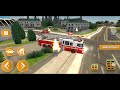 Flying Firefighter Truck Transform Robot Games gameplay