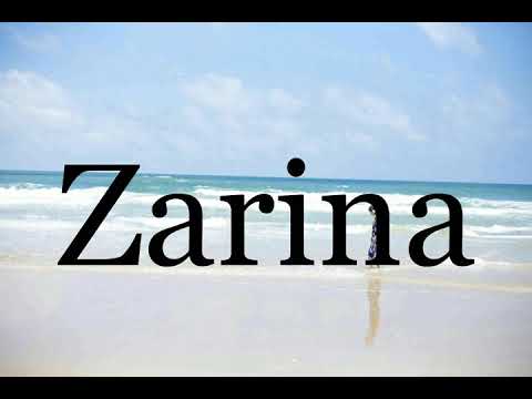How To Pronounce Zarina🌈🌈🌈🌈🌈🌈Pronunciation Of Zarina