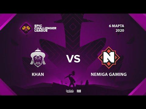 KHAN vs Nemiga Gaming, Epic League Challenger, bo3, game 2 [Eritel & Inmate]