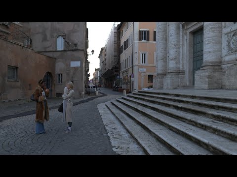 Tour Virtual Piazza dell'Oro - Banco di S. Spirito [Sub ENG & ITA] Roma, ITÁLIA [4K HDR] Slow TV