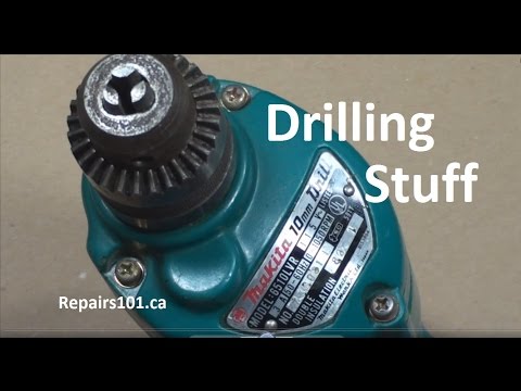 Drilling Stuff - How to Drill Basics for Wood, Metals & Ceramic Tile
