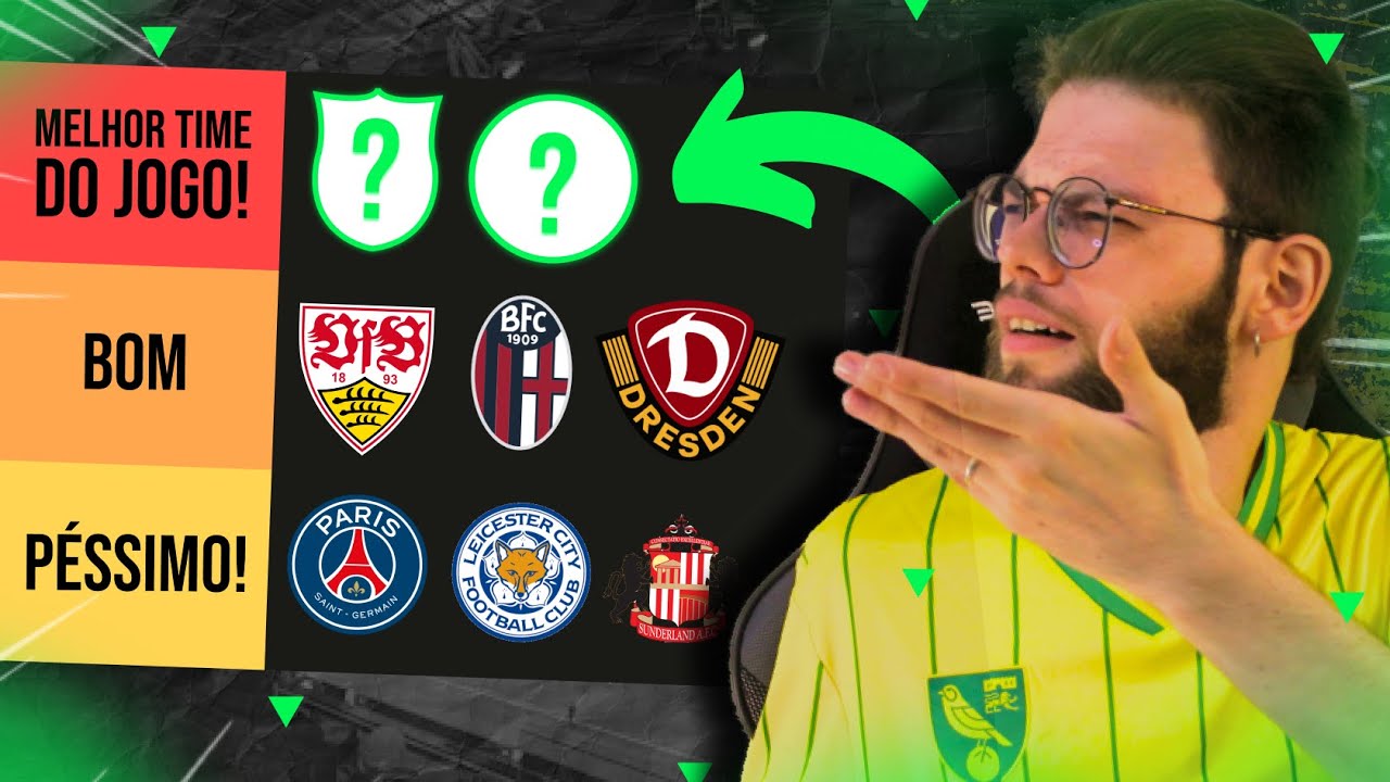 TIER LIST: OS MELHORES TIMES PARA MODO CARREIRA NO EA FC 24!!! - Collab @futhawks e @Caslufc.