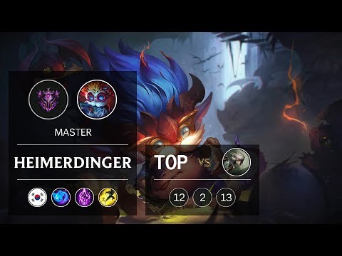 Heimerdinger Top vs Camille - KR Master Patch 9.6