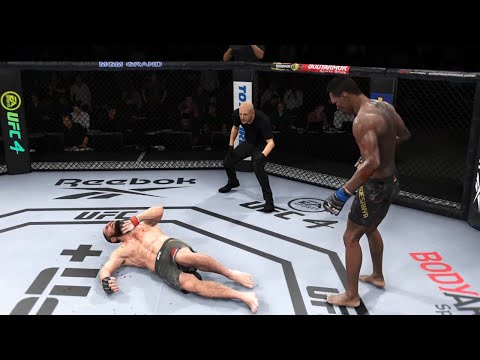 Israel Adesanya vs. Khabib Full match (EA Sports UFC 4)