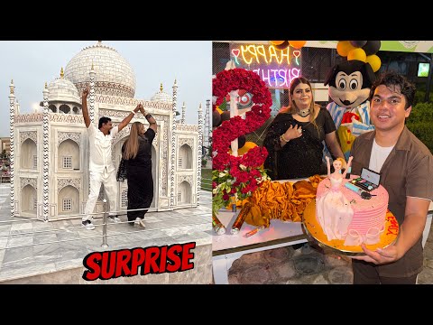 Birthday Celebrat Krna India Ponch Gea 😂 Mami Gifted Taj Mahal ❤️