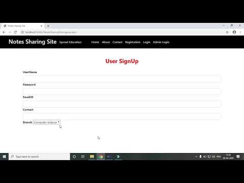 6 ASP NET Project Development | Notes Sharing Site | Hindi