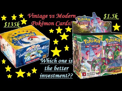 Should You Invest in Vintage or Modern Pokémon Cards?