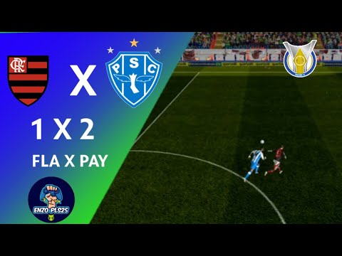 MELHORES MOMENTOS FLAMENGO 1 X 2 PAYSANDU BRASILEIRÃO EFOOTBAL 