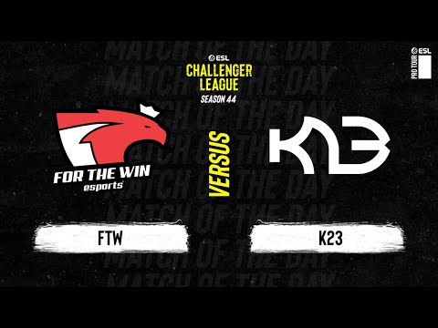 FTW vs. K23 - Map 1 [Overpass] - ESL Challenger League Season 44 Europe - Upper bracket