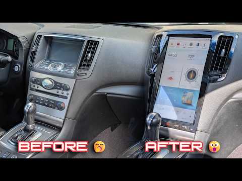 Infiniti G37 Tesla Style Screen | Wireless CarPlay || Full Installation | Workshop 12 | Best Upgrade