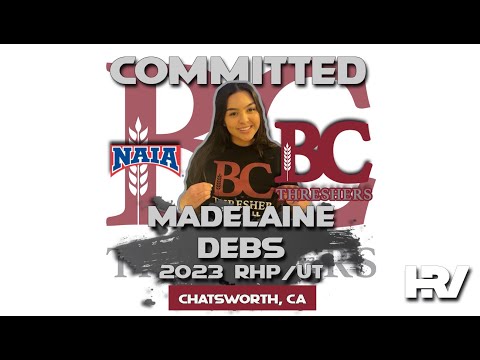 2023 Madelaine Debs 🥎 Committed to Bethel College