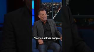 Bruce picks his Top-5 Springsteen songs #shorts #brucespringsteen