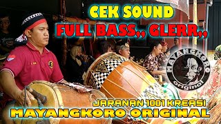 Download lagu CEK SOUND JARANAN FULL BASS GLERR, MAYANGKORO ORIGINAL TERBARU mp3