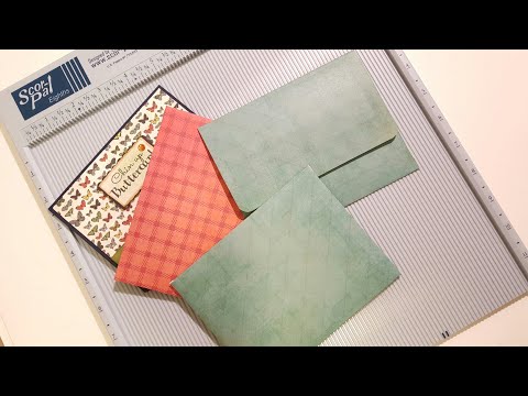 SO STELLEN SIE MIT DEM SCOR-PAL EINEN UMSCHLAG FÜR EINE A2-KARTE HER