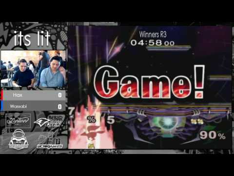 IT'S LIT SSBM - Hax$ (Fox) vs Wassabi (Fox) - Smash Melee Winners Side