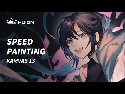 Grafikos Planšetė - Huion Kamvas 13 5080 Lpi Violetinė video