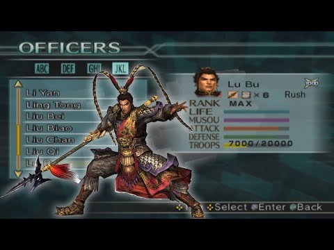 Dynasty Warriors 5: Empires All Characters [PS2]