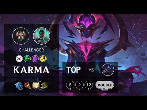 Karma Top vs Jax - KR Challenger Patch 10.19