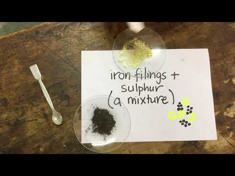 Elements, Mixtures and Compounds - Iron and Sulphur