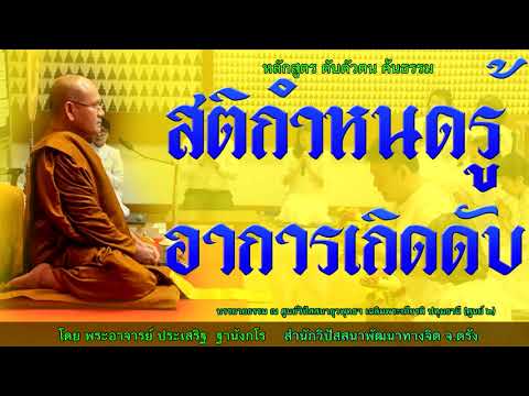 สติกำหนดรู้ อาการเกิดดับ โดย พระอาจารย์ประเสริฐ ฐานังกโร167/62