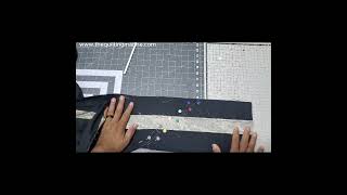 Mitered the corner of the 3D Joint Forces Quilt